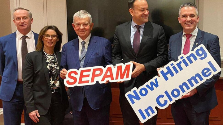 Engineering and Construction Company SEPAM to recruit for 100 new jobs at its Clonmel headquarters