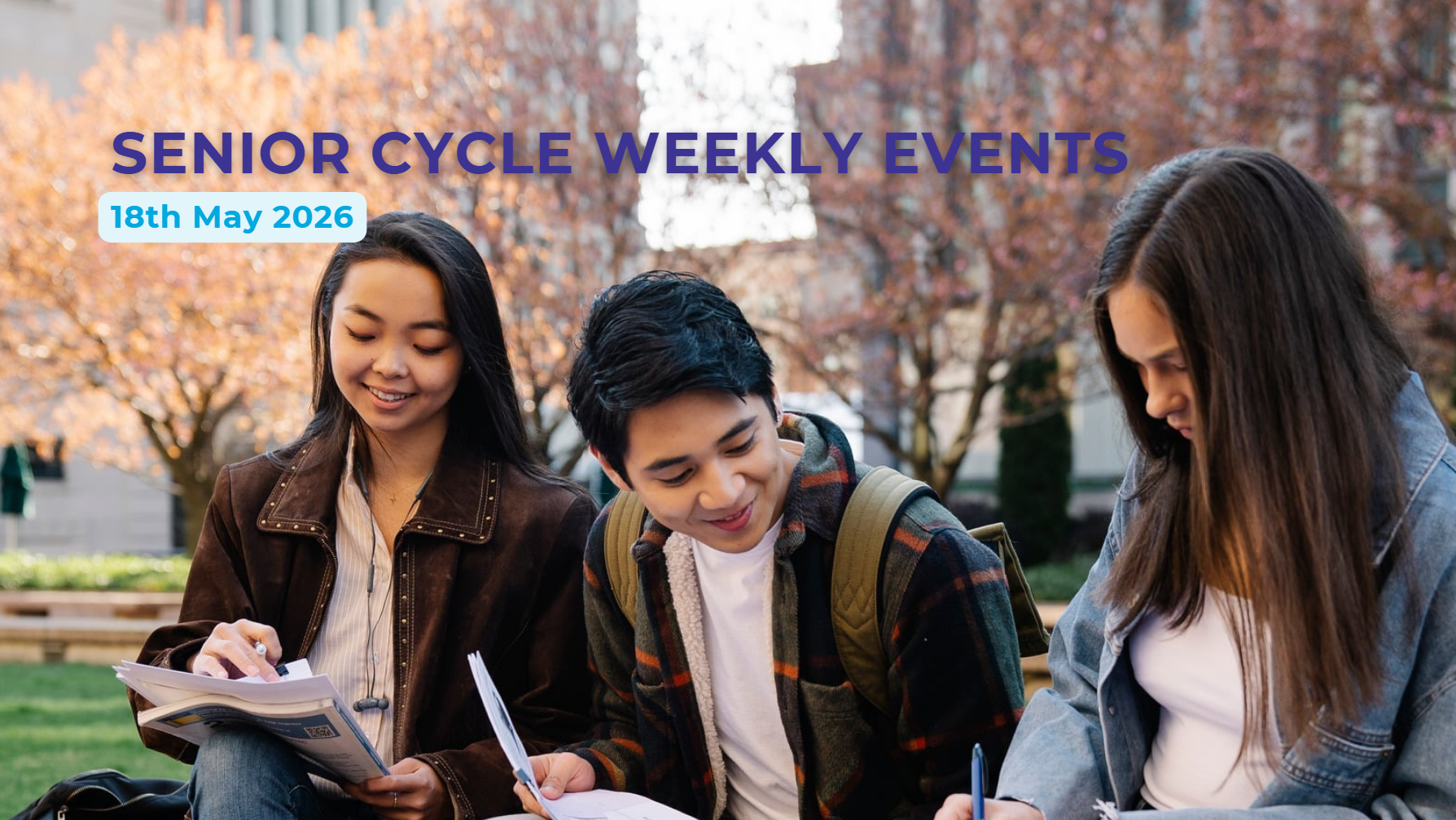 Senior Cycle Weekly Checklist Monday 18th May 2026